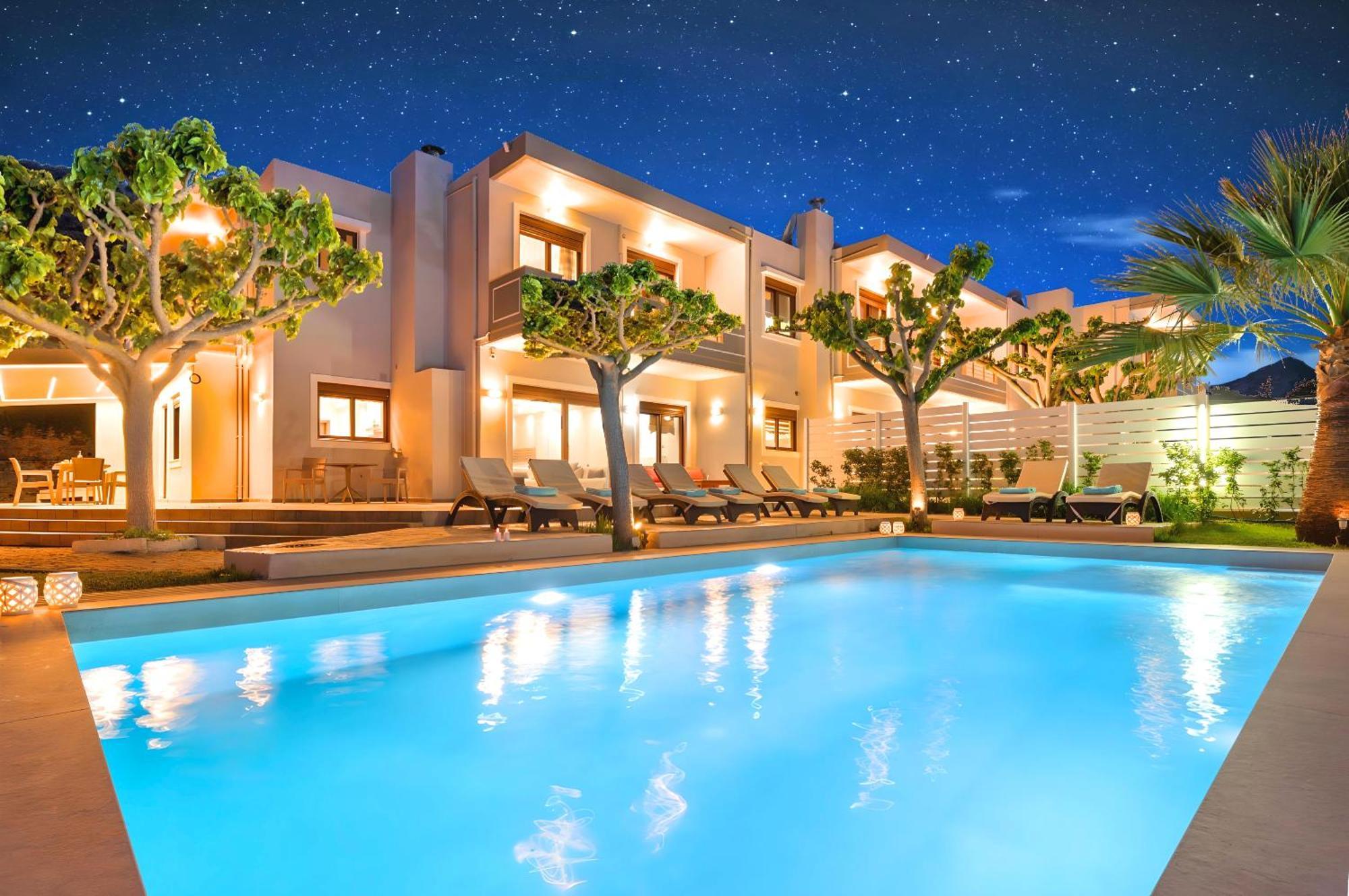 Mathés Sunlight Villas Heated Pool מראה חיצוני תמונה